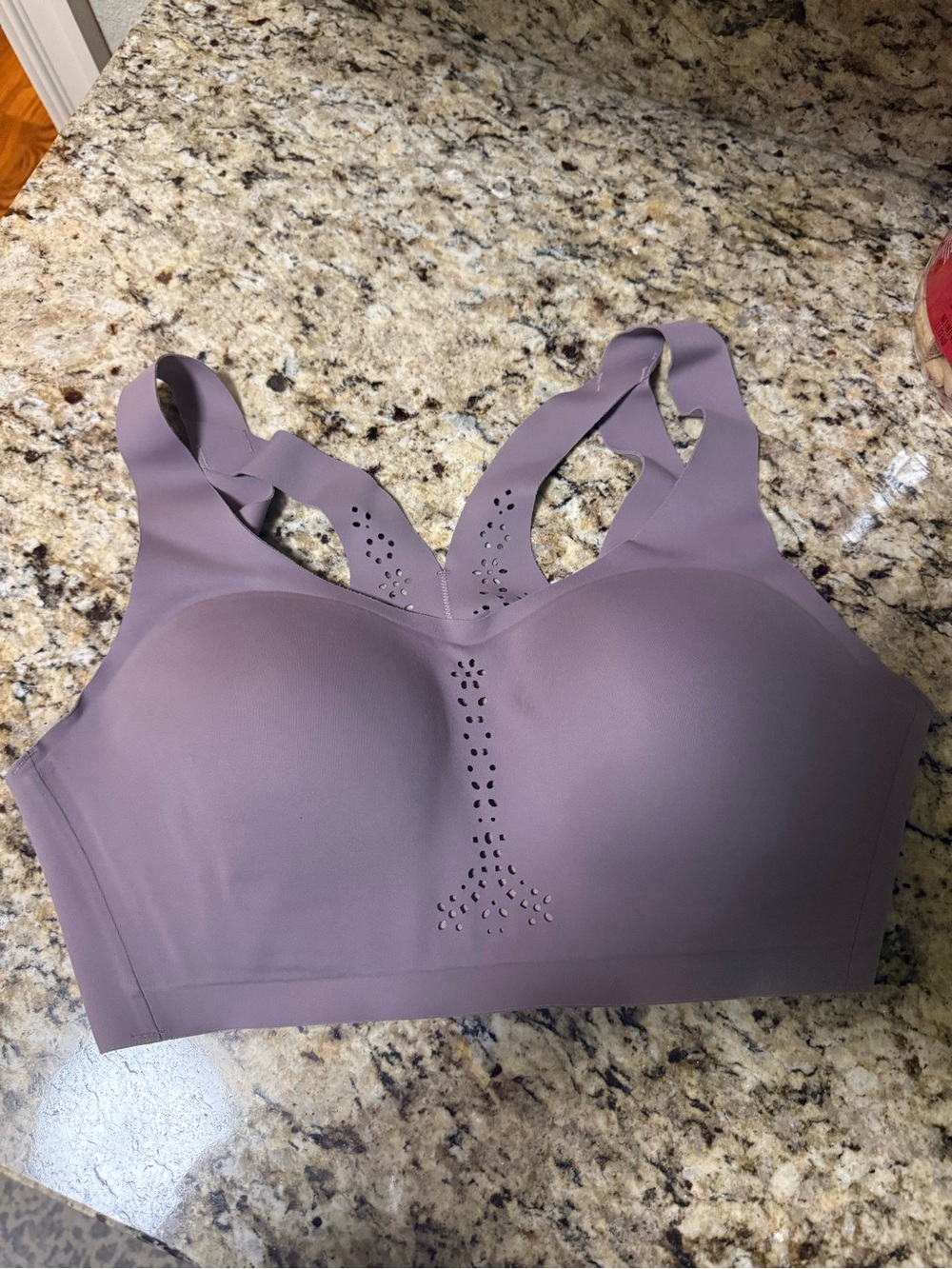 Angel Max - Seamless Racerback Support Bra - Mauve